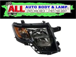 FORD EDGE 07-10 Foco delantero Negro Derecho Puerto Rico All Auto Body & Lamp LLC