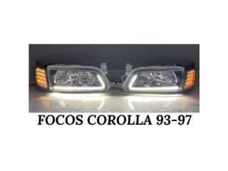 FOCOS DELANTEROS TOYOTA COROLLA 93-97 LED Puerto Rico MIKE'S H.I.D.