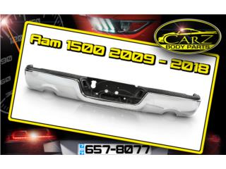 BUMPER Trasero RAM 1500 2009 - 2018 (Cromo) Puerto Rico CARZ Body Parts