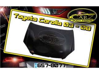 BONETE Toyota COROLLA 2003 - 2008 Puerto Rico CARZ Body Parts