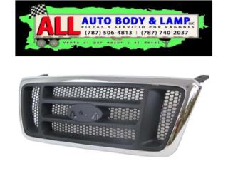 FORD F-150 04-08 Parilla Negra Frame Chrome Puerto Rico All Auto Body & Lamp LLC