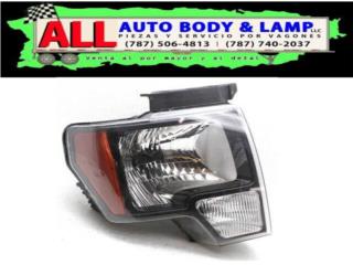 FORD F-150 09-14 Foco Negro Halogeno Der. Puerto Rico All Auto Body & Lamp LLC