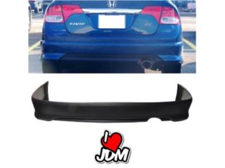 HONDA CIVIC 06 11 SEDAN REAR LIP HFP NUEVO Puerto Rico JDM AUTOLUMINATE 