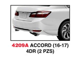 REAR LIP HONDA ACCORD 16-17 / 4DR Puerto Rico MIKE'S H.I.D.