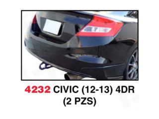 REAR LIP HONDA CIVIC 12-13 / 4DR