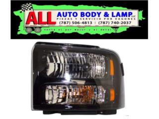 FORD F-250 05-07 Foco Delantero Izq. Negro  Puerto Rico All Auto Body & Lamp LLC