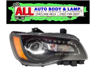 CHRYSLER 300 11-14 Foco Delantero Derecho Black Puerto Rico All Auto Body & Lamp LLC