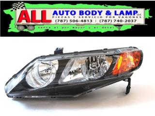 Honda Civic 06-08 Foco Izquierdo 4PT   Puerto Rico All Auto Body & Lamp LLC