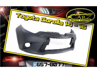 BUMPER Toyota COROLLA 2014 - 2016 (basico) Puerto Rico CARZ Body Parts