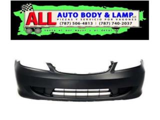 HONDA CIVIC 04-05 Bumper Delantero 2 y 4 pta Puerto Rico All Auto Body & Lamp LLC