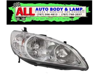 HONDA CIVIC 04-05 Foco Delantero Derecho  Puerto Rico All Auto Body & Lamp LLC