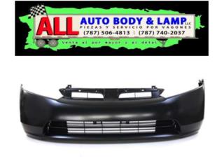 HONDA CIVIC 06-08 Bumper Delantero Sedan Puerto Rico All Auto Body & Lamp LLC