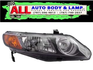 HONDA CIVIC 06-08 Foco Delantero Derecho 4PTA Puerto Rico All Auto Body & Lamp LLC