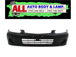 HONDA CIVIC 99-00 Bumper Delantero  Puerto Rico All Auto Body & Lamp LLC