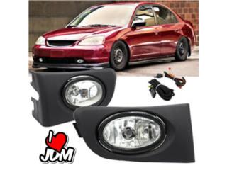 FOG LIGHTS HONDA CIVIC 01 03 OEM CLEAR Puerto Rico JDM AUTOLUMINATE 