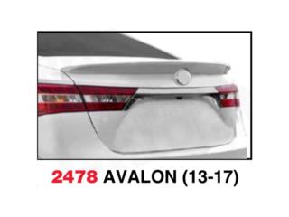 SPOILER BAUL TOYOTA AVALON 13-17 Puerto Rico MIKE'S H.I.D.