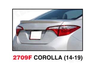 SPOILER BAUL TOYOTA COROLLA 14-18 PLASTICO