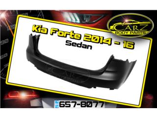 BUMPER Trasero Kia FORTE 2014 - 2016 (Sedan) Puerto Rico CARZ Body Parts