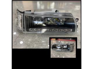 FOCOS DELANTEROS COROLLA (88-92) LED DRL  Puerto Rico MUSIC ON AUTO ACCESSORIES INC.