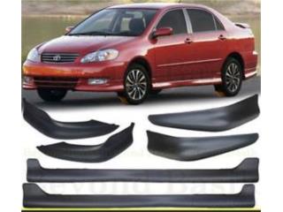 BODY KIT COROLLA (03-04) EN GOMA 