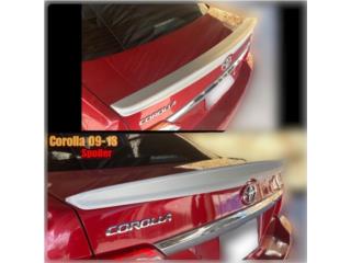 SPOILER COROLLA (09-13) BAJITO/DUCKVILLE Puerto Rico MUSIC ON AUTO ACCESSORIES INC.