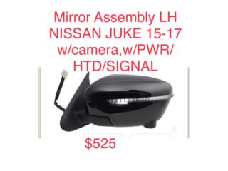 Retrovisor Izq Nissan Juke 15-17 con señal
