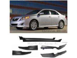 BODY KIT COROLLA (09-10) EN GOMA Puerto Rico MUSIC ON AUTO ACCESSORIES INC.