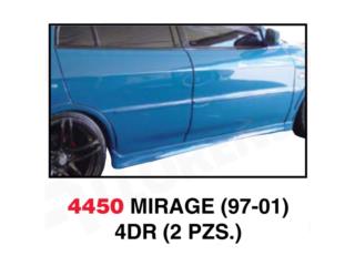 SIDE SKIRTS MITSUBISHI MIRAGE 97-01 4DR