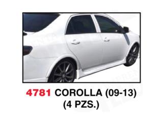 FENDER FLARES TOYOTA COROLLA 09-13 