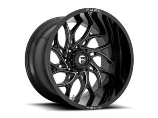 FUEL D741 22X12 (5-127) BLACK MILLED Puerto Rico JJ Wheels and Tires