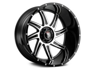 AMERICAN TR AT162 24X14 (5-127) GLOSS BLACK Puerto Rico JJ Wheels and Tires