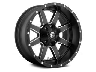 FUEL D538 17X8 (6-114/6-120) MATTE BLACK  Puerto Rico JJ Wheels and Tires