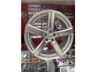 PETROL 1 ARO SOLO 19X8 (5-100) SILVER Puerto Rico JJ Wheels and Tires