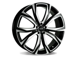 ENCORE 104-4560 18X7 (4-100) BLACK MACHINED Puerto Rico JJ Wheels and Tires