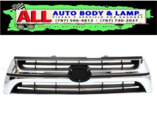 TOYOTA 4RUNNER 01-02 Parilla Chrome y Black