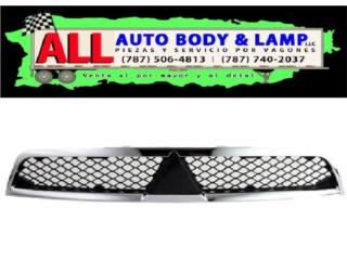 MITSUBISHI LANCER 08-15 Parilla Negra y Chrom Puerto Rico All Auto Body & Lamp LLC