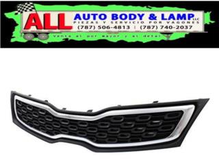 KIA RIO 12-15 Parilla Con Moldura Chromeada Puerto Rico All Auto Body & Lamp LLC