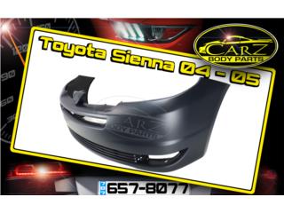 BUMPER Toyota SIENNA 2004 - 2005 Puerto Rico CARZ Body Parts