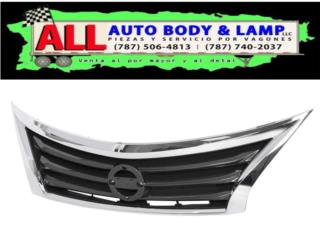 NISSAN ALTIMA 13-16 Parilla Negra y Chrome Puerto Rico All Auto Body & Lamp LLC