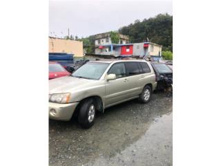 Toyota Highlander 2002-06 (V-6 3.0L) Puerto Rico JUNKER FITTIPALDI