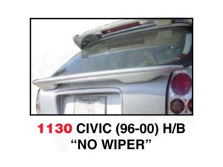 MID SPOILER HONDA CIVIC 96-00 3DR (NO WIPER) Puerto Rico MIKE'S H.I.D.