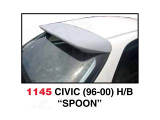 ROOF SPOILER HONDA CIVIC 96-00 3DR SPOON Puerto Rico MIKE'S H.I.D.