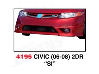 Puerto Rico - Accesorios de Autos, Botes, MotorasFRONT LIP HONDA CIVIC 06-08 2DR - SI Puerto Rico