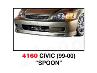 FRONT LIP HONDA CIVIC 99-00 - SPOON Puerto Rico MIKE'S H.I.D.