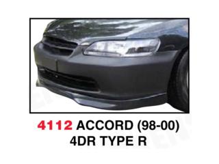 FRONT LIP HONDA ACCORD 98-00 4DR R Puerto Rico MIKE'S H.I.D.