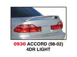 SPOILER BAUL HONDA ACCORD 98-02 SEDAN Puerto Rico MIKE'S H.I.D.