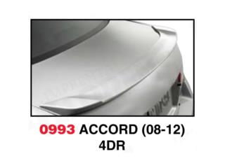 SPOILER BAUL HONDA ACCORD 08-12 SEDAN Puerto Rico MIKE'S H.I.D.