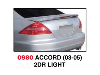 SPOILER BAUL HONDA ACCORD 03-05 / 2DR Puerto Rico MIKE'S H.I.D.