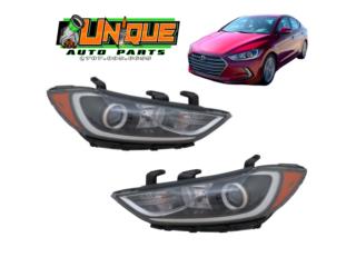 Set Halogenos Elantra 17-18 Puerto Rico UNIQUE AUTO PARTS