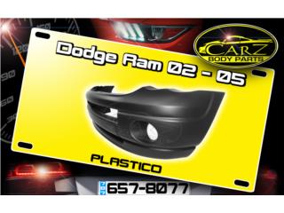 BUMPER Plastico Dodge RAM 1500 2002 - 05 Puerto Rico CARZ Body Parts